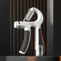 Entrenador de Fuerza de Agarre Ajustable de Acero Inoxidable para Ejercicios de Dedos y Brazos, Opción de Logotipo Personalizado, 5-60 kg, Fortalecedor de Fitness
