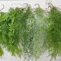 Plantes suspendues au mur vert en latex doux de vente chaude pour la décoration d'événement
