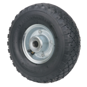 Hanak90 ,3.00-4 <span class=keywords><strong>Roue</strong></span> <span class=keywords><strong>Gonflable</strong></span> Avec Axe Central 260X85mm Alésage 16 mm Noir - Product Image 2