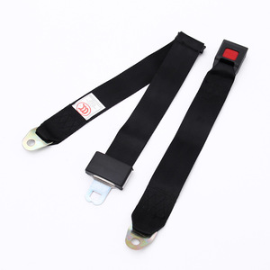 Ceinture de sécurité simple à deux points pour voitures, bus, minibus, autobus scolaires, avec support lombaire réglable, en polyester - Product Image 5