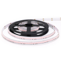 Bande lumineuse COB LED RGB sans points, haute luminosité, 480 diodes, IP68 DC 24V, Flexible, 5 V