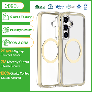 Soonleader 2024 Premium <span class=keywords><strong>Smartphone</strong></span> Protection PC TPU Aimant Antichoc Téléphone Cas pour <span class=keywords><strong>Samsung</strong></span> S25 Plus ultra - Product Image 1