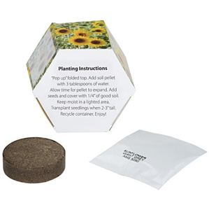 Kit de Jardinière Pop-up Personnalisable avec Logo, Tournesol Jaune Vif et Joyeux, Pliable et Portable, Cadeau d'Été pour Cultiver, Vente <span class=keywords><strong>en</strong></span> Gros - Product Image 3
