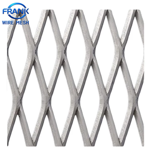 Tôle de métal expansé galvanisé légère, épaisseur 1 à 3 mm, peinture pulvérisée, pour plafond de métro, maille décorative en aluminium expansé - Product Image 5