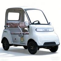Véhicule électrique pour adultes à 4 roues et 3 places, avec toit ouvrant, vente directe du fabricant LANGTUO, vitesse maximale de 35 km/h, autonomie de moins de 100 km