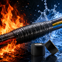 Reboil RB-FA-T 3-in-1 Flammhemmendes Wasserdichtes Elektrisches Isolierband Selbstverschweißendes Silikonband 5m Außen-Stromkabel