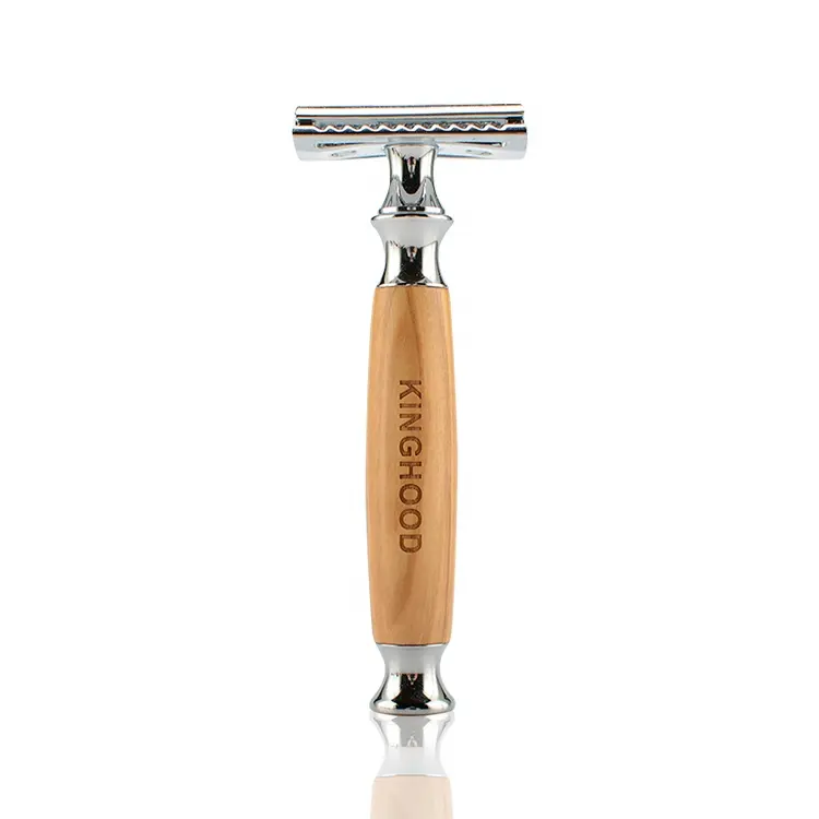 Private Label Razor Brands Best Golden Shaving Razor Set for Wet Shaving