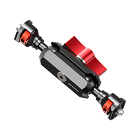 Bras articulé double rotule ARRI en alliage d'aluminium CNC 1/4'' avec tige d'extension pour caméras d'action, accessoires de fixation pour moniteur DSLR et cage
