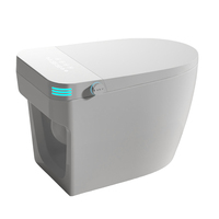 WC intelligent Dayao Hotel 8807H avec télécommande, réservoir encastré à siphon en S, siège chauffant, céramique sanitaire à poser au sol