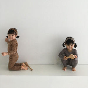 Ropa de Bebé en Oferta, Conjuntos de Ropa para Niños al por Mayor, 2 Piezas, 100% Algodón, Pijamas Infantiles Estampados - Product Image 4