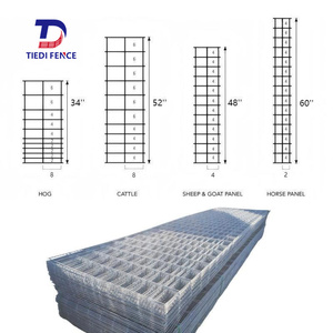 Chăn nuôi gia súc chăn nuôi 4x4 16 ft. L x 34 trong. H 50 inch x 16 chân 4 Gauge mạ kẽm Hoang Dã Hog lưới Bảng điều khiển hàng rào Hog dây bảng điều khiển - Product Image 3