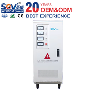 Stabilisateur de tension triphasé automatique 380V SJW15K pour appareils électriques, équipement de bureau, régulation de tension industrielle