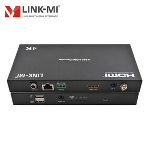 Extenseur <span class=keywords><strong>AV</strong></span> sur IP LINK-MI 4K60Hz 120M avec KVM IR RS232 Sortie en boucle POE Métal Mode un à un/plusieurs - Product Image 2