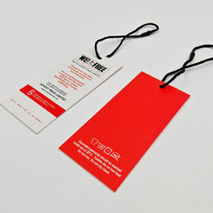 Eco-Friendly Luxury Hang <b>Tags</b> Custom <b>Clothing</b> Labels Recycled Paper Embossed Finish High-End Apparel Bags Shoes INFFY Silk - Product Image 5