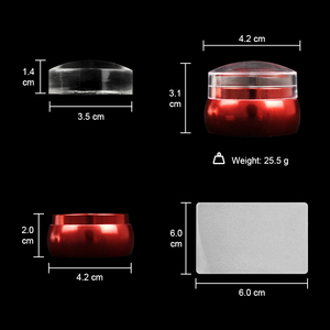 Nail Nguồn cung cấp hình ảnh chuyển Jelly Nail <span class=keywords><strong>stamper</strong></span> làm móng tay <span class=keywords><strong>mini</strong></span> trong suốt Silicone Nail Art <span class=keywords><strong>stamper</strong></span> - Product Image 6