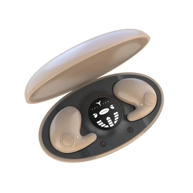 MD538 Invisible Sleep Earbuds Blue-tooth 5.3 Hidden Disceet Ultra Thin Low Profile Noise Cancelling Wireless Sleeping Headphones