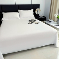 Parure de draps de luxe 4 pièces en coton égyptien 100% premium 600 fils, poches profondes, qualité hôtelière, ultra douce, jetable