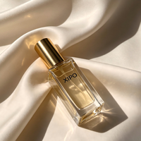 Flacon de parfum en verre carré vide de luxe personnalisé de 30 ml avec impression sur écran, emballage élégant