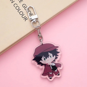 อะนิเมะ <span class=keywords><strong>bungou</strong></span> พวงกุญแจสุนัขจรจัดสำหรับผู้หญิงผู้ชายรูปการ์ตูนพวงกุญแจเครื่องประดับกระเป๋านักเรียนพวงกุญแจจี้น่ารัก - Product Image 3