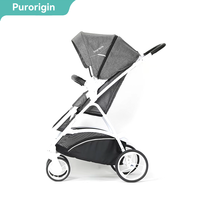 Purorigin 3 en 1 siège d'auto personnalisé professionnel Portable luxe haut paysage léger pliable bébé poussette