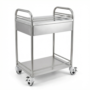 Mesa Quirúrgica <span class=keywords><strong>de</strong></span> Acero Inoxidable, Confiable, Eficiente y Estable, Envío Inmediato, Manual, Ecológica, Versátil para Clínica Veterinaria, <span class=keywords><strong>Examen</strong></span> y Cirugía - Product Image 1