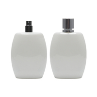 Usine ODM/OEM – Flacons de parfum vides en verre blanc uniques de 100 ml, rechargeables, avec pulvérisateur, pour diffuseur à bâtonnets, impression sérigraphique