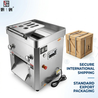 Machine à découper la viande multifonctionnelle de type 300, robuste, 80 kg, 1,5 kW, pour trancher, couper en dés, déchiqueter, réduire les coûts de main-d'œuvre, facile à utiliser