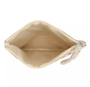Custom Logo Toiletry Pouch Organic Zipper Cosmetic Bag with Zipper <b>Rope</b> - Product Image 3