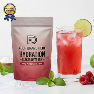 Mélange de poudre de vitamines, minéraux et électrolytes pour boisson, supplément énergétique rapide, nutrition multidimensionnelle, sans sucre, sans gluten, faible en gras - Product Image 1