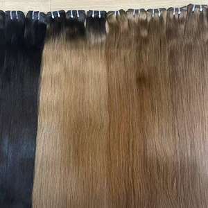 Capelli capelli capelli capelli umani Cabelo Humano molto alta densità Megahair Cabello naturale extensione lusso 100% umano - Product Image 6