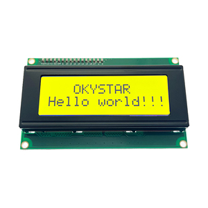 Module d'affichage LCD I2C OKY4007-1 2004A, écran à caractères jaune-vert 20*4, module LCD industriel 5V à large plage de température - Product Image 6