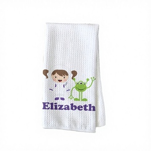 Customized 100% Cotton Floral Printed Square Tea Towel Wholesale <b>Kitchen</b> Dish Towel Bar Towel OEM Custom Logo Low MOQ India - Product Image 2