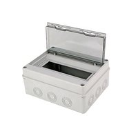 Boîtier de commutation MCB étanche IP65 en plastique ABS pour extérieur HT-12 voies, panneau de commutation, boîtier d'instruments électroniques étanche