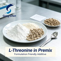 L-Thréonine 98,5% Haute Pureté Qualité Alimentaire Certifié ISO 9001 Fabricant d'Acides Aminés Gongchen CAS 72-19-5