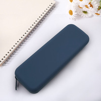 Personnalisé Privé Étiquette Portable À La Mode Zipper Pouch Silicone Cosmétique Maquillage Sac