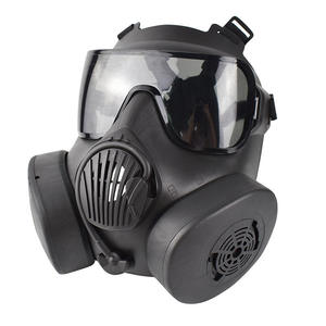 TPR Confortable Fit Sports Air Filtration Double Ventilateurs Tactique <span class=keywords><strong>Masque</strong></span> À Gaz Complet - Product Image 2
