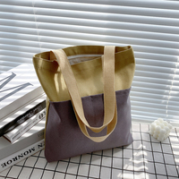 Mini sac fourre-tout personnalisé pour femmes Nouveau design Sac à provisions en toile et coton avec logo