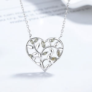 Collana d'amore infinita in argento Sterling 925 donna alla moda semplice - Product Image 5