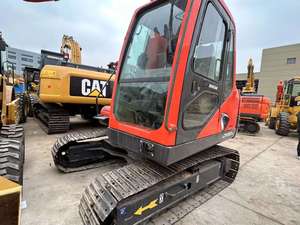 Mini-excavatrice sur chenilles hydraulique Doosan Dx80 d'occasion, modèle 2020, godet de 0,32 m, poids opérationnel de 7,9 tonnes - Product Image 5