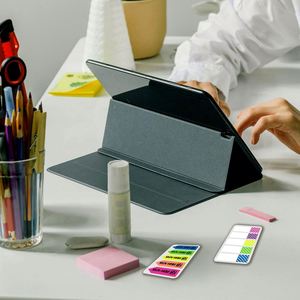 Sticky Notes Flags 600 Pcs, Index Flag Bright Colors Page Index Stickers Translucent Page Makers for Page <b>Bookmarks</b> (Arrows) - Product Image 4