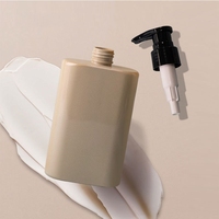 Bouteille Pompe Rectangulaire en PET de 250 ml pour Shampooing, Gel Douche, Lotion, Parfum – Distributeur Rechargeable Anti-Fuite avec Logo Personnalisé et Bords Arrondis