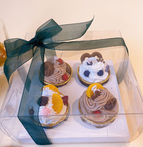 Vela para cupcakes hecha a mano, regalos únicos, lindas velas creativas para postres, velas perfumadas de cera de soja para cupcakes dulces naturales con tarro de vidrio - Product Image 5