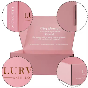 Luxury Pink Corrugated Mailer <strong>Gift</strong> <strong>Box</strong> Custom UV Printing Glossy Lamination Cosmetic Candle <strong>Box</strong> with Foam Insert <strong>Packing</strong> <strong>Box</strong> - Product Image 2