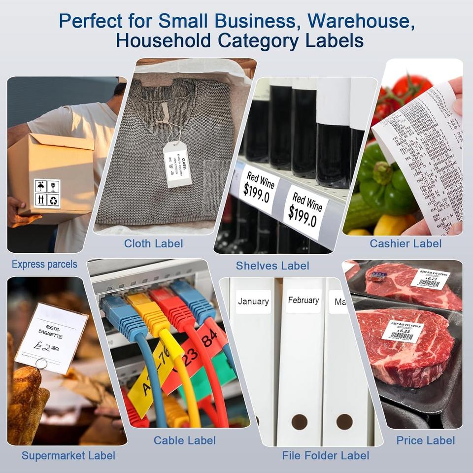 Workstation Table Label Label CLABEL Desk Bluetooth Barcode Label Printer: Label Maker with Direct ...