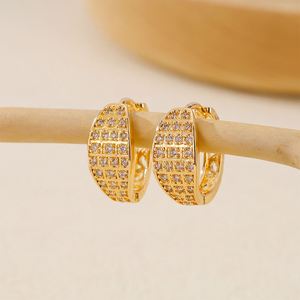 Boucles d'oreilles tendance motif fleur à quatre feuilles, en acier titane de haute qualité avec incrustation de météorite, potentiel de marketing viral, vente en gros mixte - Product Image 1