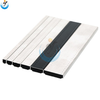 Barras Espaciadoras de Aluminio de Diseño Moderno, Insonorizadas y Duraderas, Suministro Directo, para Ventanas y Puertas de Vidrio Aislante Industrial, con Tornillos