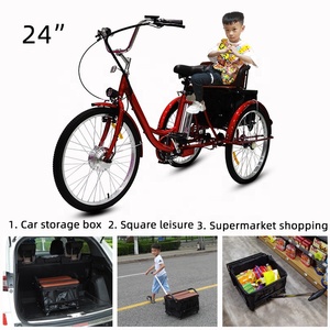 <span class=keywords><strong>Petit</strong></span> tricycle en gros pour personnes âgées et bébés <span class=keywords><strong>avec</strong></span> moteur électrique 36V <span class=keywords><strong>vélo</strong></span> cargo à corps ouvert électrique 3 roues - Product Image 4