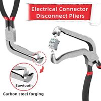 Alicates de Desconexión Eléctrica, Juego de 7 Alicates de Desconexión Eléctrica para Automóviles, Herramienta de Extracción de Conectores para Enchufes Tipo Push Tab