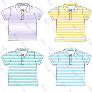 High Quality Kids <strong>Boys</strong> T-shirts Striped Cotton Polo Shirts Summer Short Sleeve <strong>Boys</strong> <strong>Clothing</strong> - Product Image 1