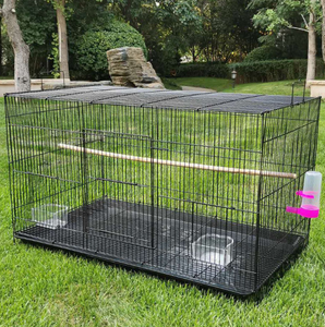 Groothandel Fabrikant Gewaagde Metalen Grote Kleine Opvouwbare Dragers Goedkope Papegaai Kooi Met Lade Feeder - Product Image 4